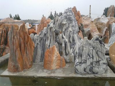 假山制作 (2)
